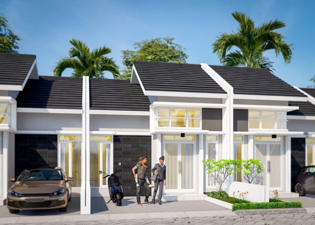 foto tampak rumah tipe 40 perumahan GRIYA TAMA REGENCY