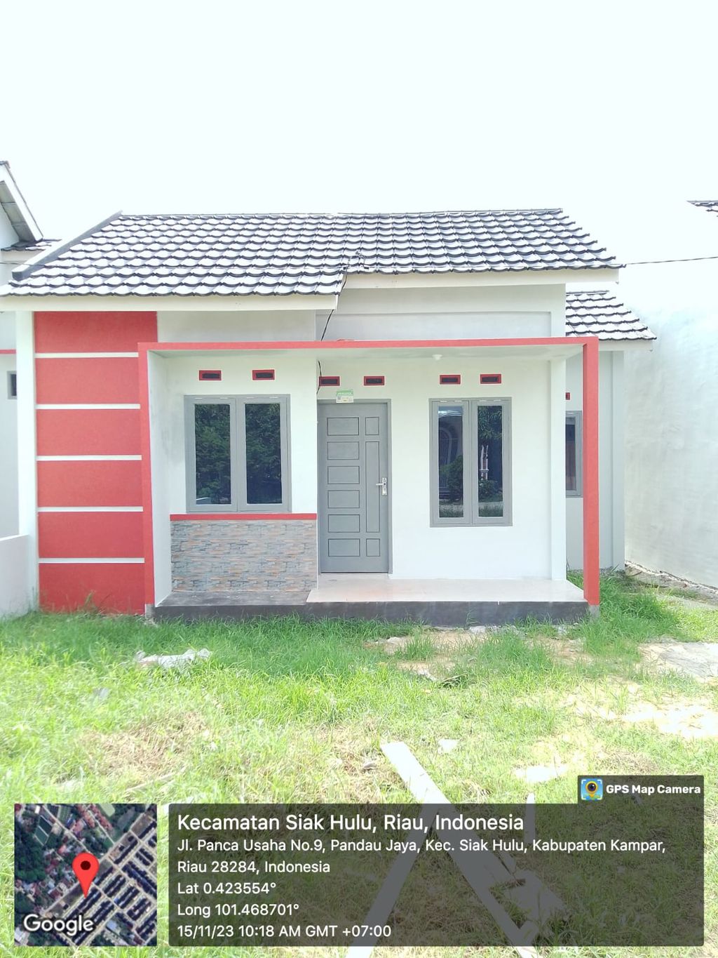 foto tampak rumah tipe RSH perumahan Andika Berkah Residence Tahap 4