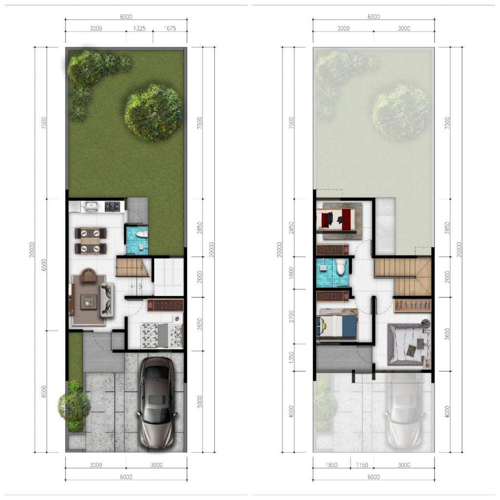 foto denah rumah tipe 88 perumahan KAYU MANIS RESIDENCE