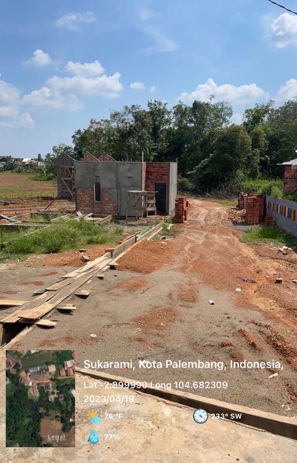 foto gerbang perumahan PERUMAHAN AL GHANAMAS. C