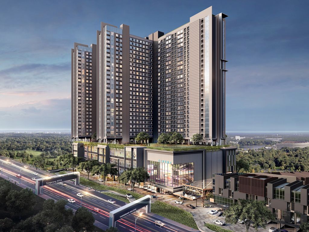 foto tampak rumah tipe GARDEN VILLA perumahan APARTEMEN COLLINS BOULEVARD