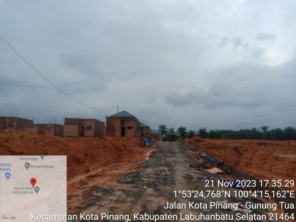 foto posisi tengah perumahan SULTAN ARECA CITY (SAP X)