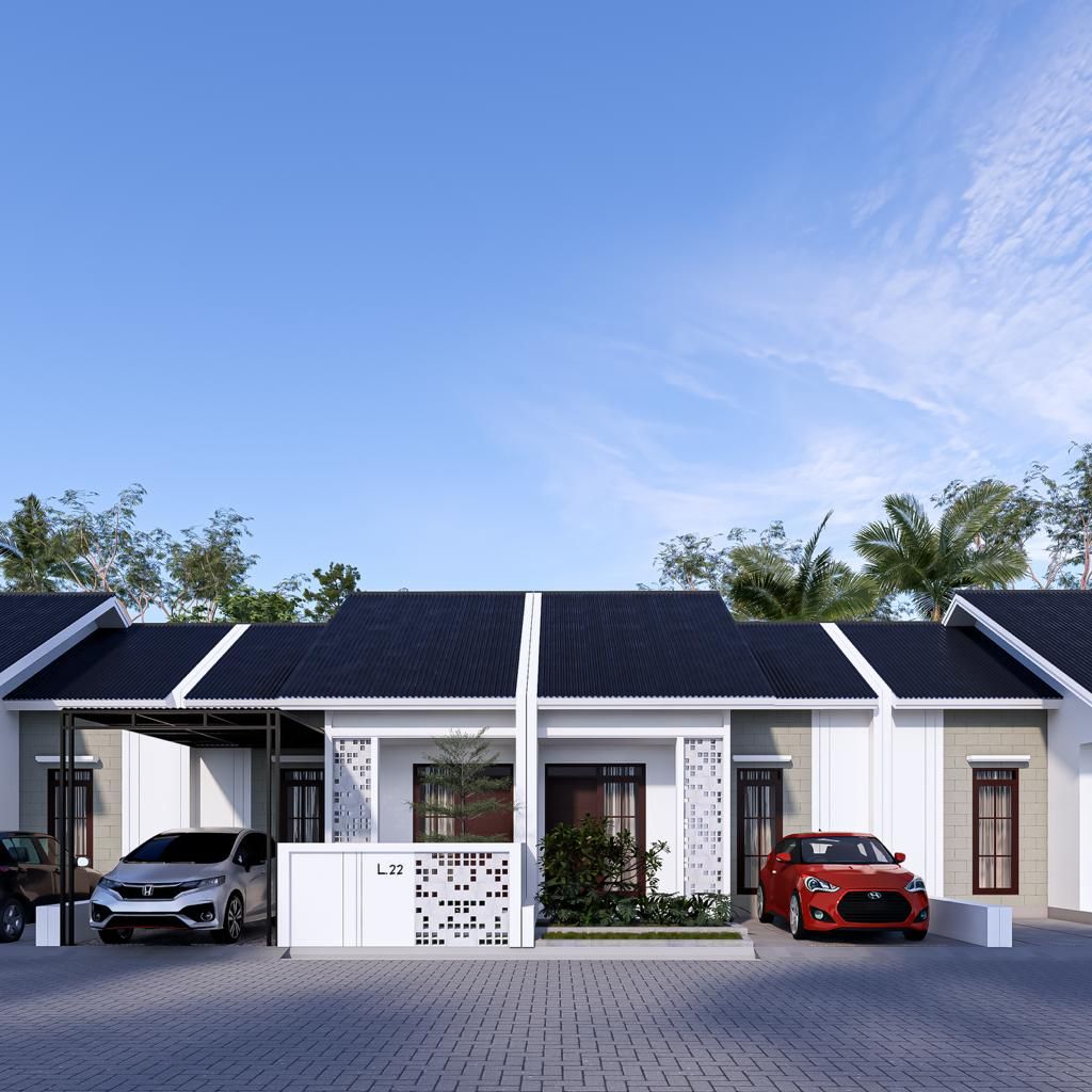 foto tampak rumah tipe 36/72 perumahan LINTAS RESIDENCE
