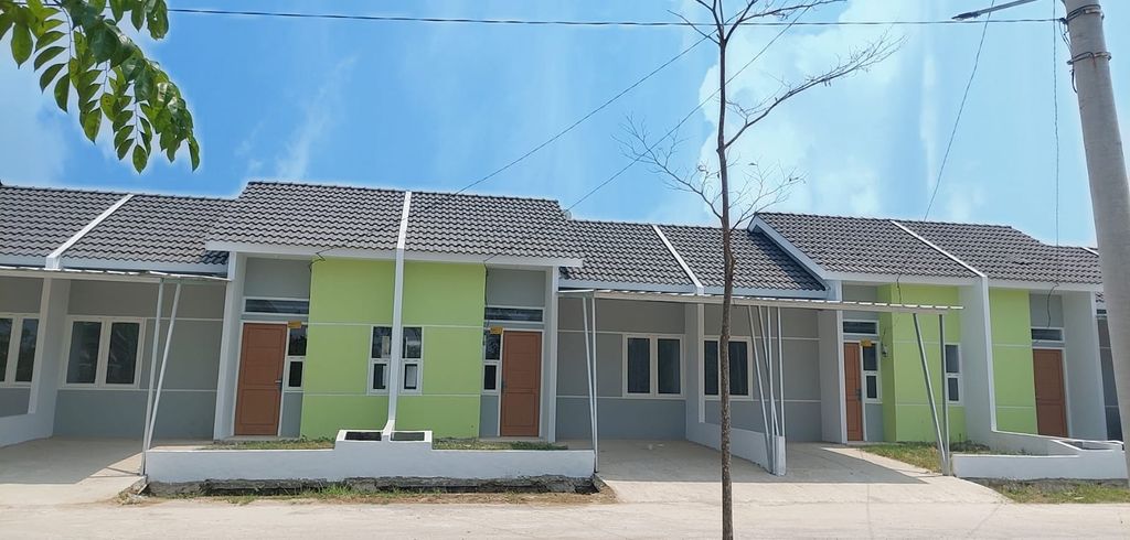 foto tampak rumah tipe 30/72 perumahan TAMAN BALI KAHURIPAN