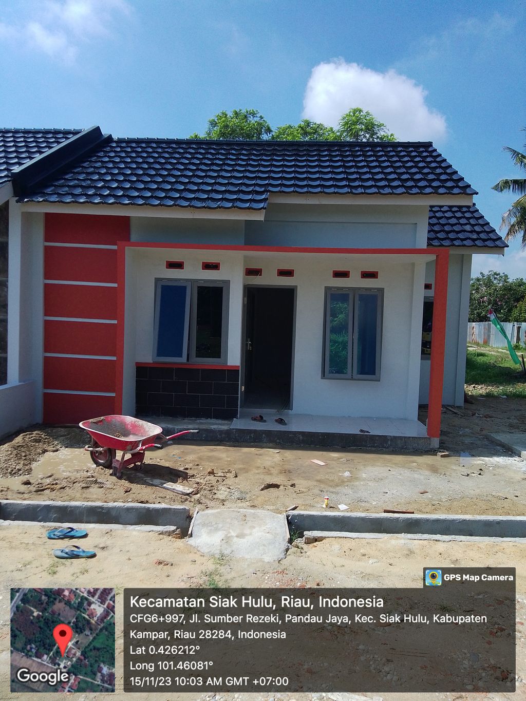 foto contoh rumah perumahan Pandau Berkah Residence
