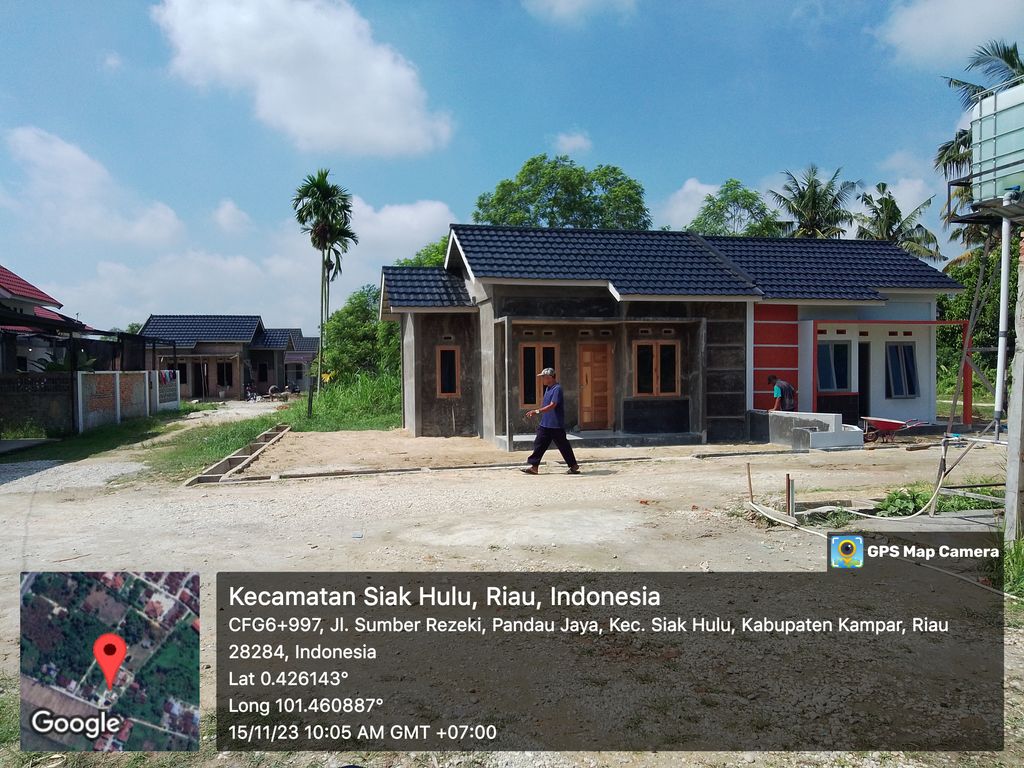 foto posisi tengah perumahan Pandau Berkah Residence