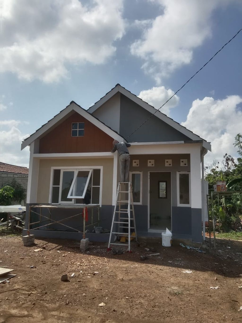 foto tampak rumah tipe 36 perumahan SUSAN RESIDENCE