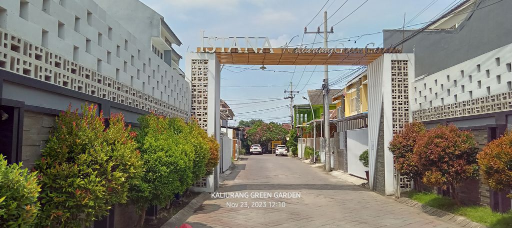 foto gerbang perumahan KALIURANG GREEN GARDEN 2