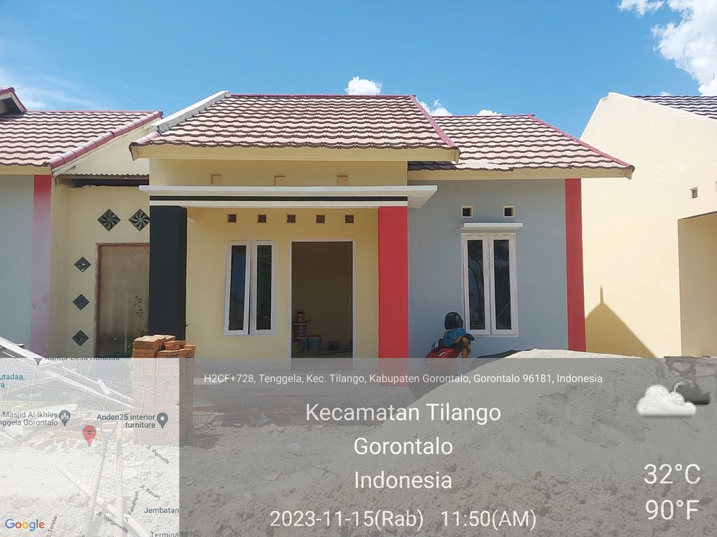 foto tampak rumah tipe 36 perumahan Padengo Permai 6