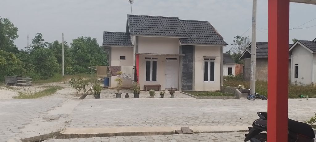 foto tampak rumah tipe 36 perumahan gemilang II