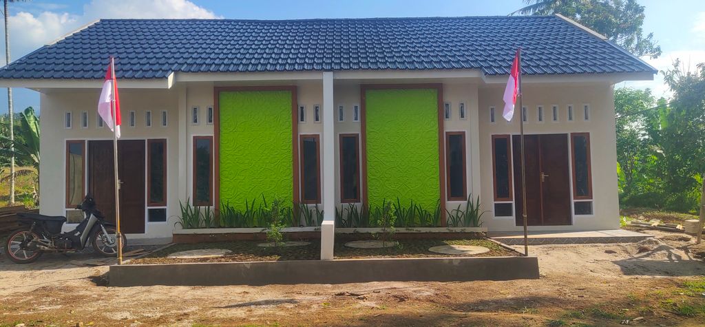 foto tampak rumah tipe 36 Tahun 2023 perumahan Tanjung Guna Mutiara