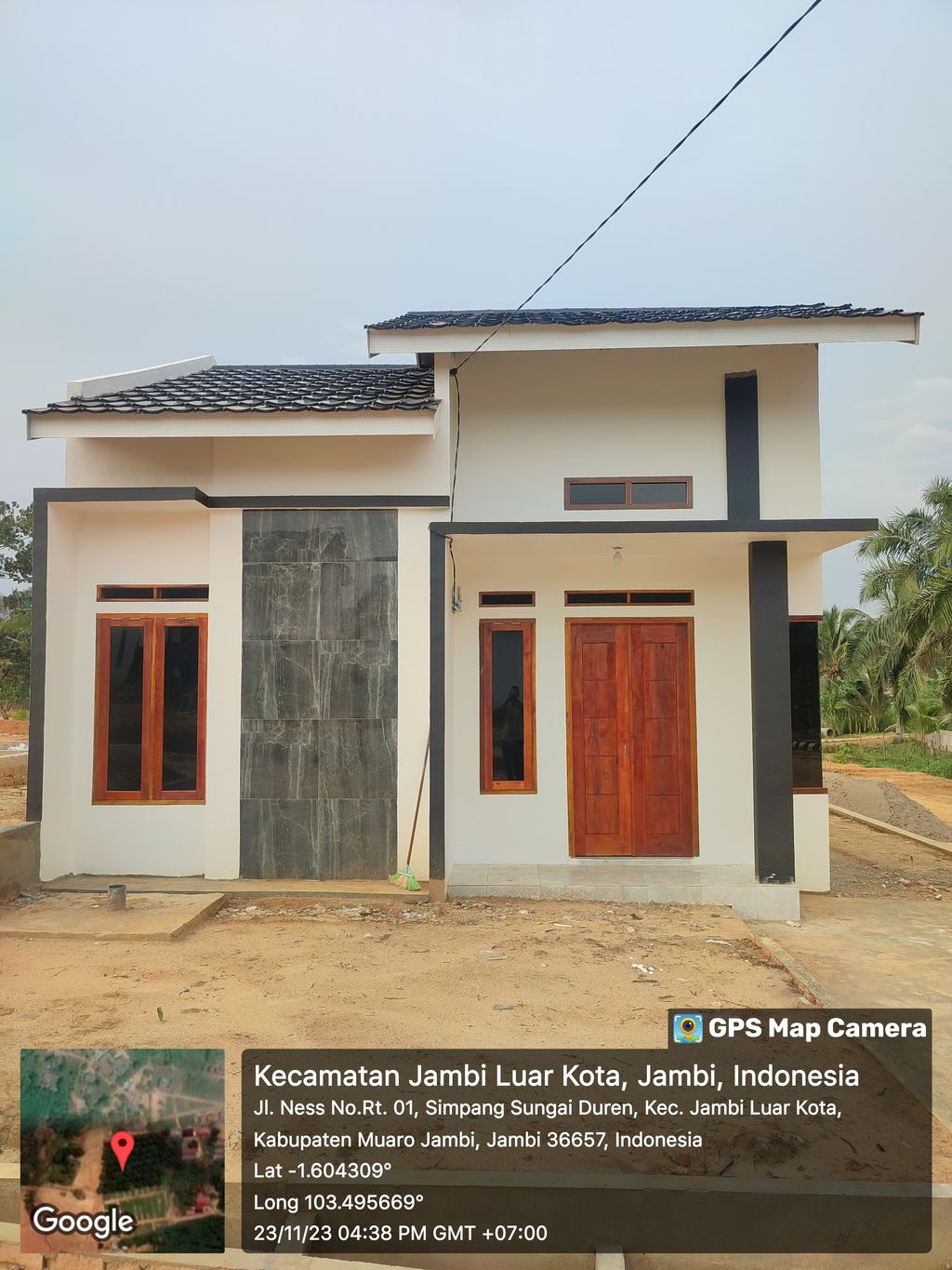 foto tampak rumah tipe 36 perumahan FAZS GREEN HILL