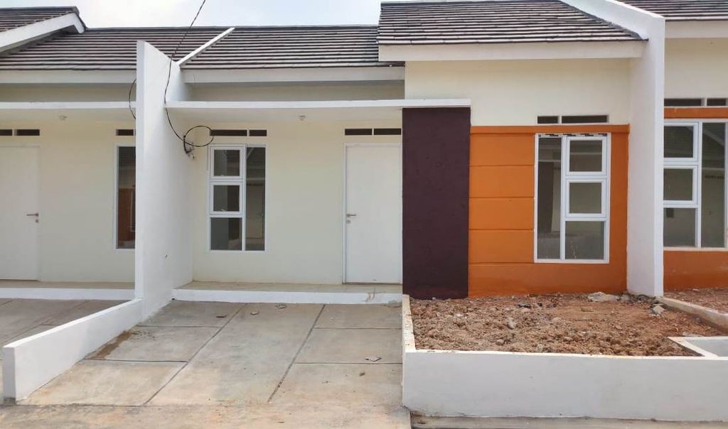 foto tampak rumah tipe 30/60 (subsidi) 2023 perumahan CIRUASLAND TAHAP 2