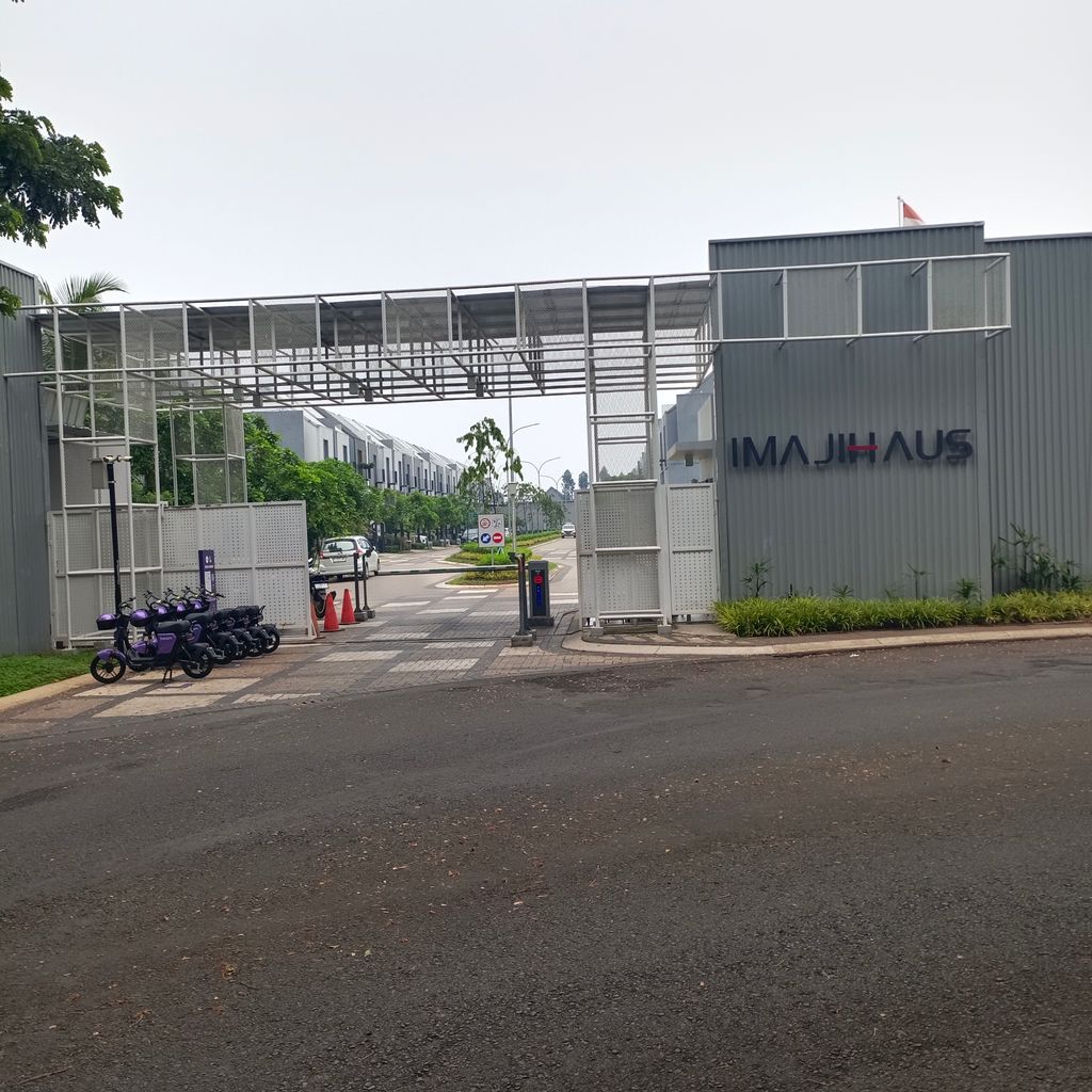foto gerbang perumahan Imajihaus