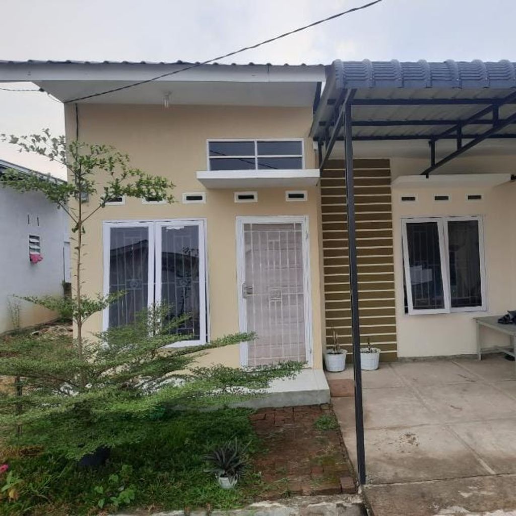 foto tampak rumah tipe 36 perumahan Permata Hijau Permai 4