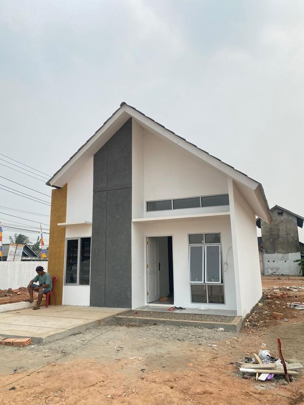 foto tampak rumah tipe Subsidi 84 perumahan MORELIA PARK