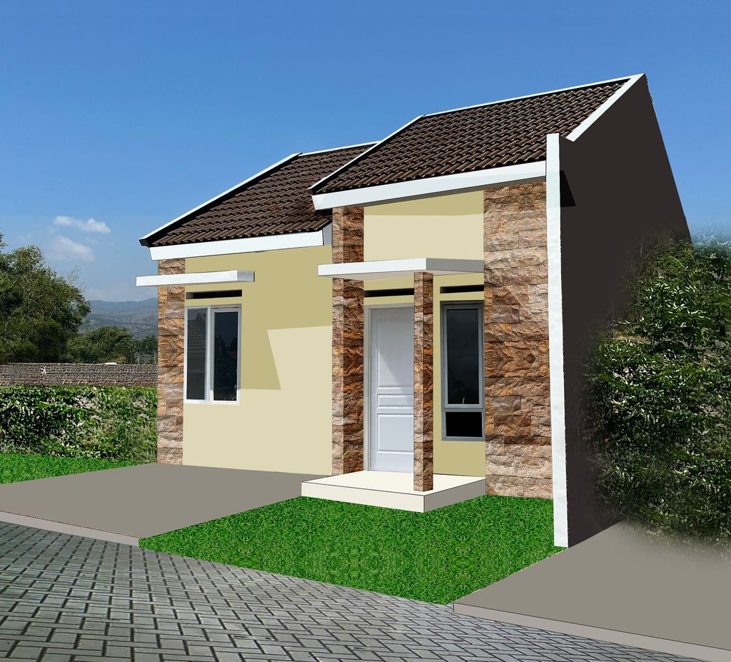 foto tampak rumah tipe Premium perumahan Fiffa Square