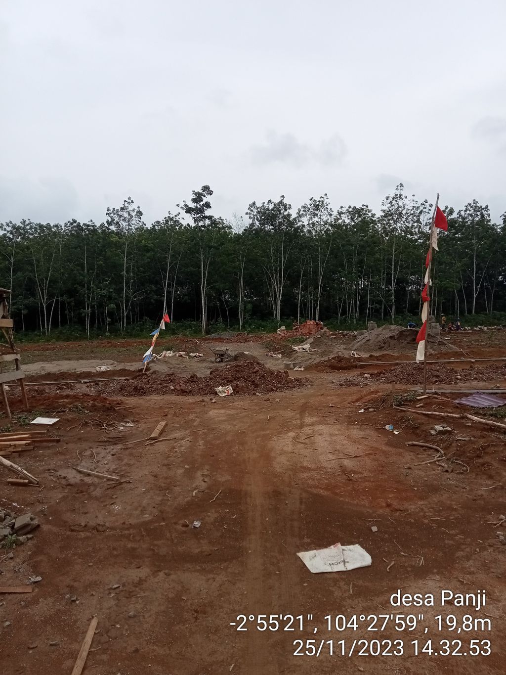 foto posisi tengah perumahan Griya panji