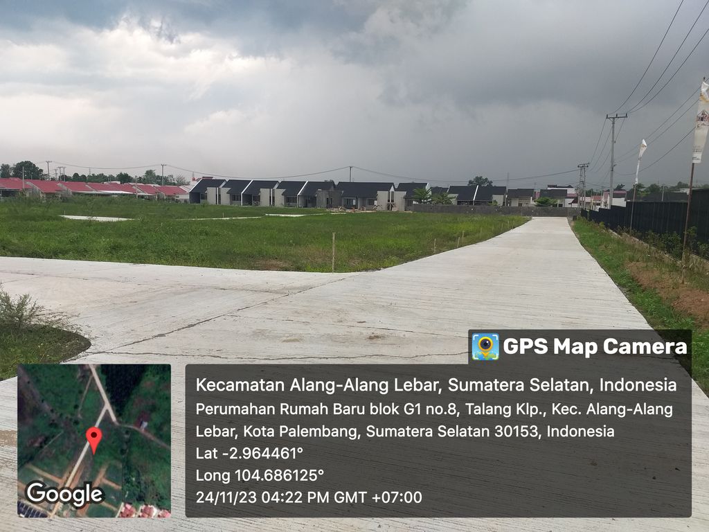 foto posisi tengah perumahan Perumahan Rumah Baru Cluster Alicia