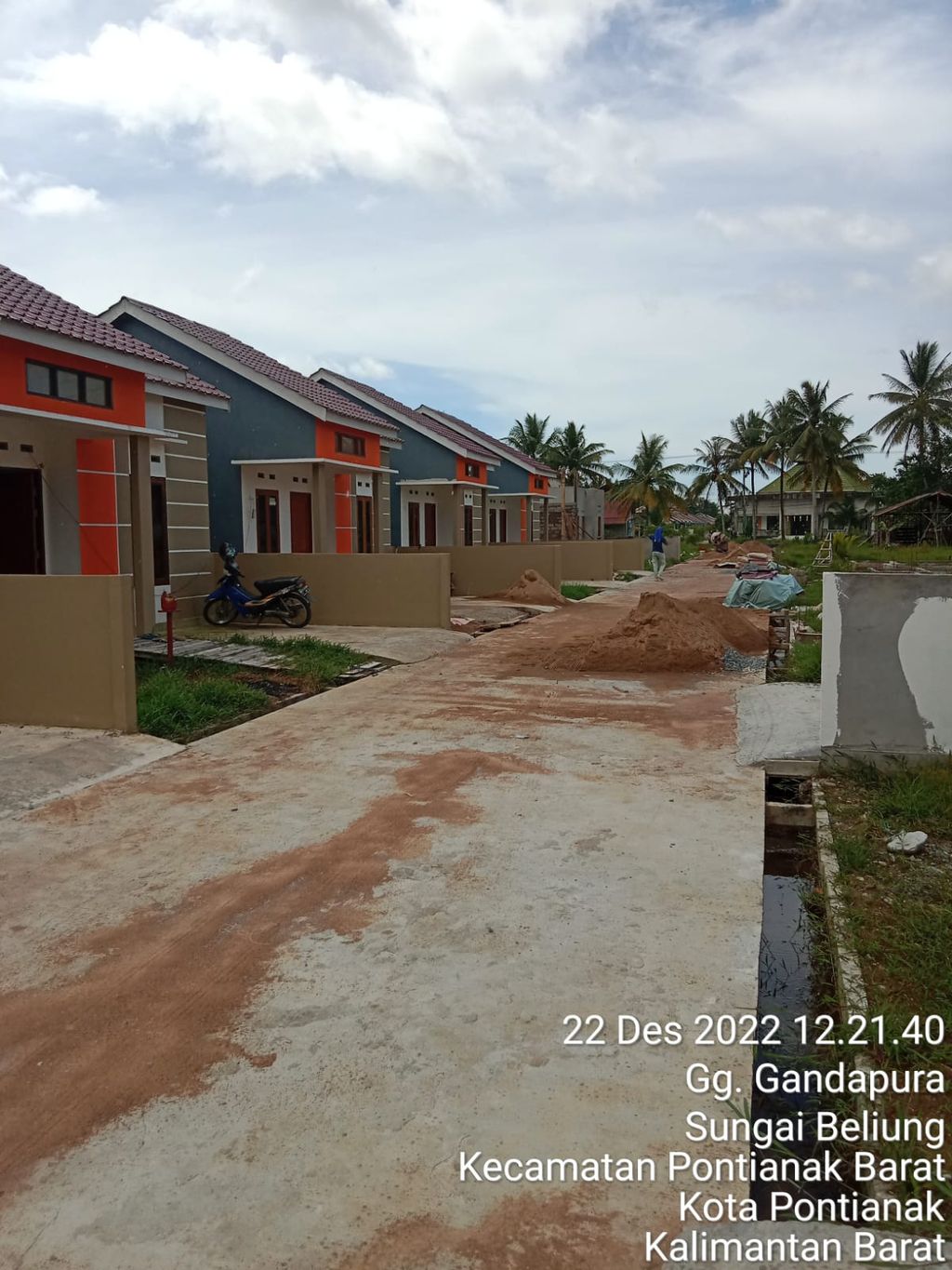foto denah rumah tipe tp 36 perumahan RENGAS PERMAI A B