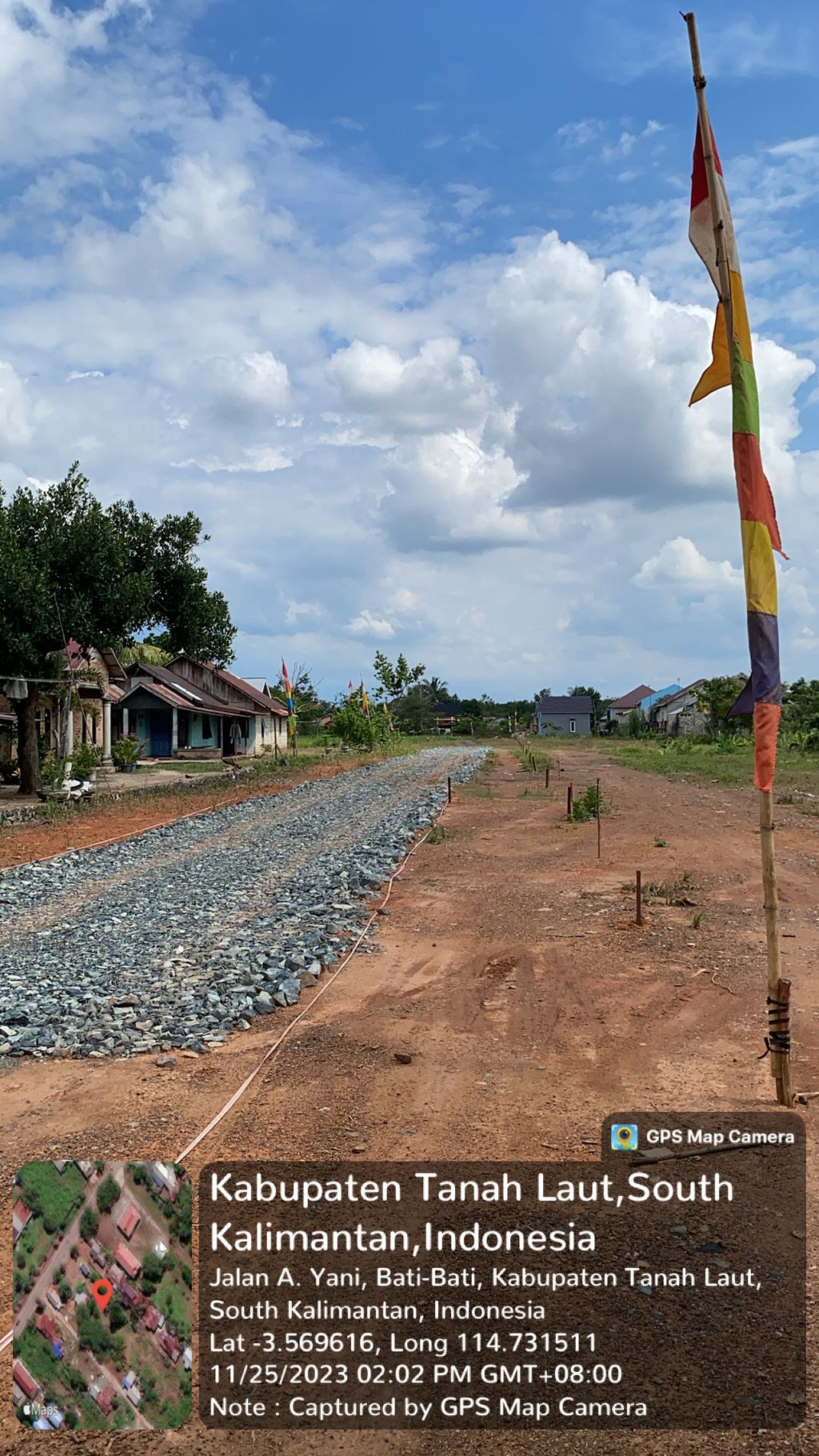 foto posisi tengah perumahan Nusa Indah Regency