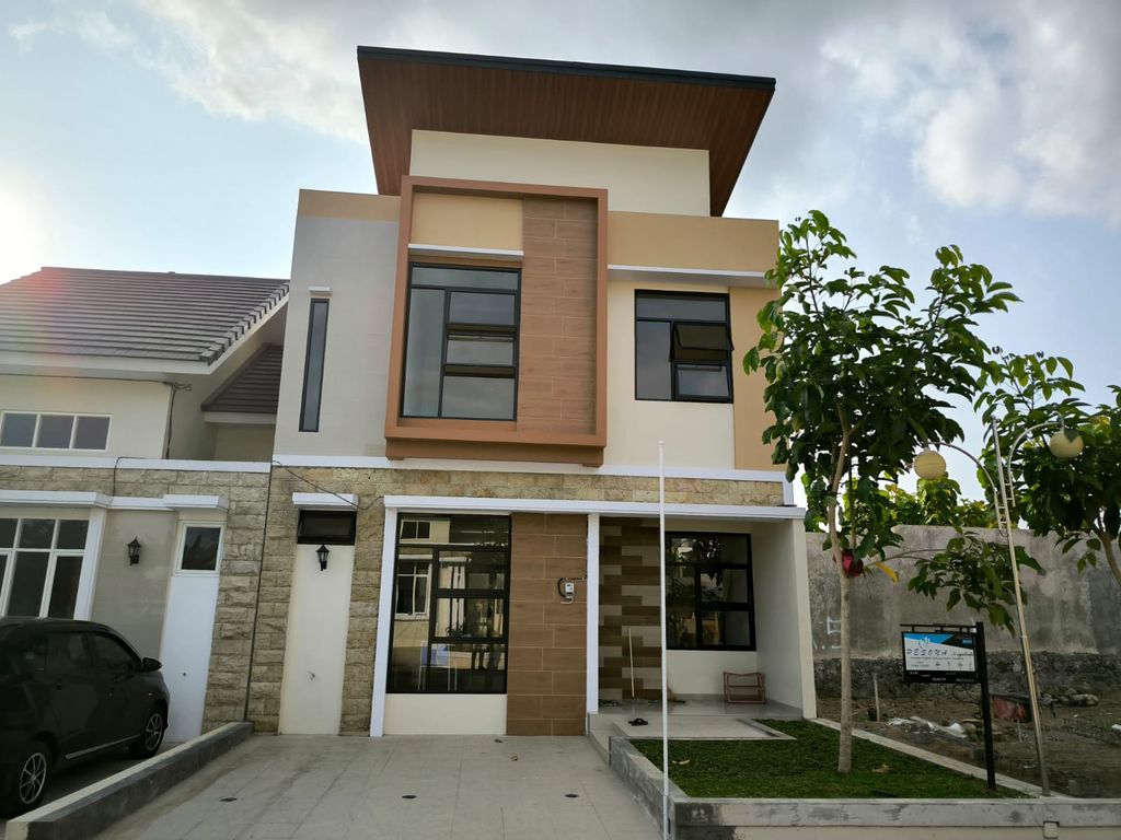 foto tampak rumah tipe 76 perumahan Pesona nogotirto