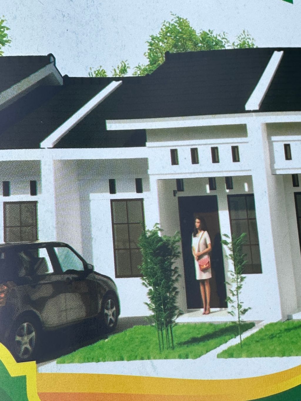 foto denah rumah tipe 30 perumahan GEBANG PERMAI
