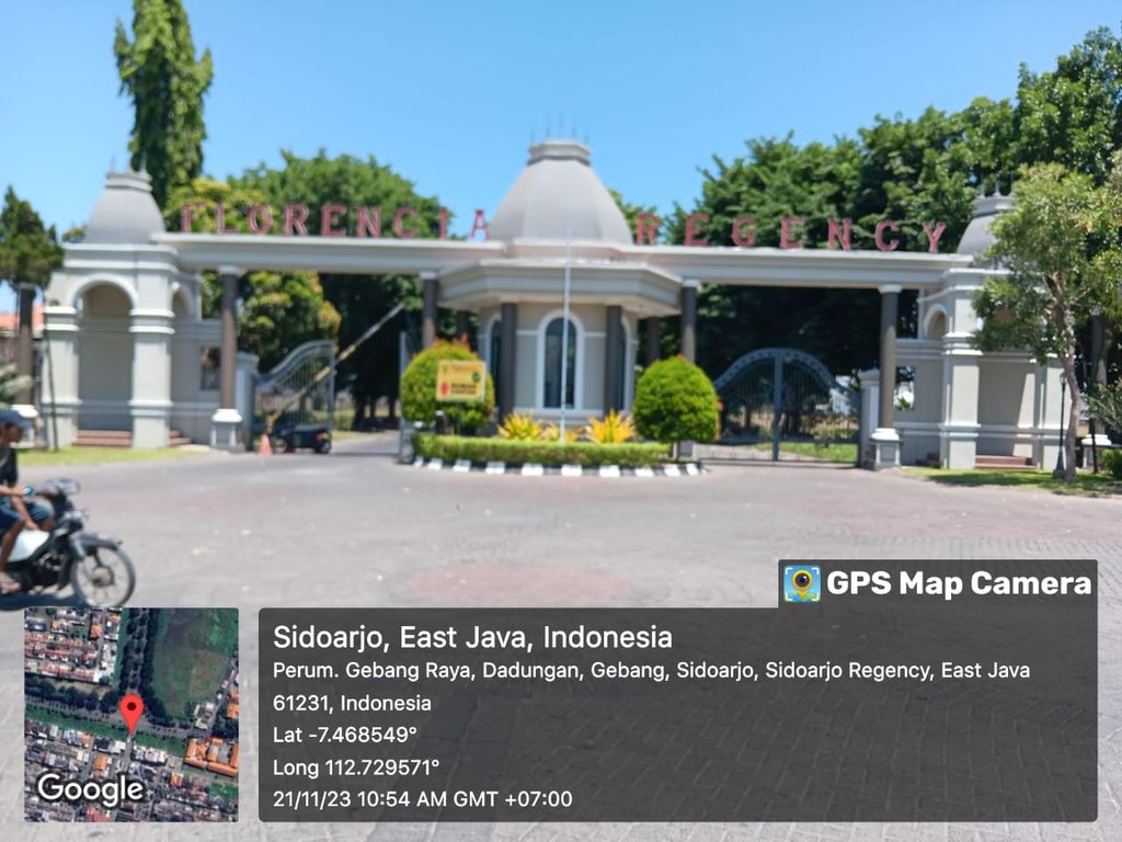 foto gerbang perumahan Florencia Regency