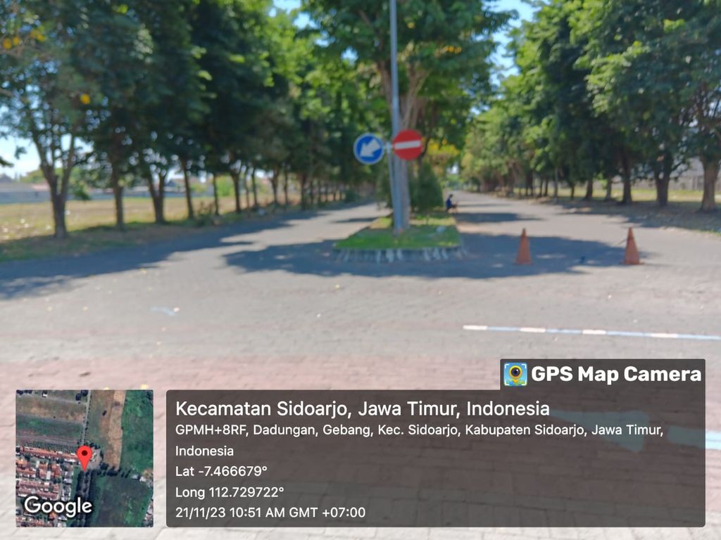 foto posisi tengah perumahan Florencia Regency