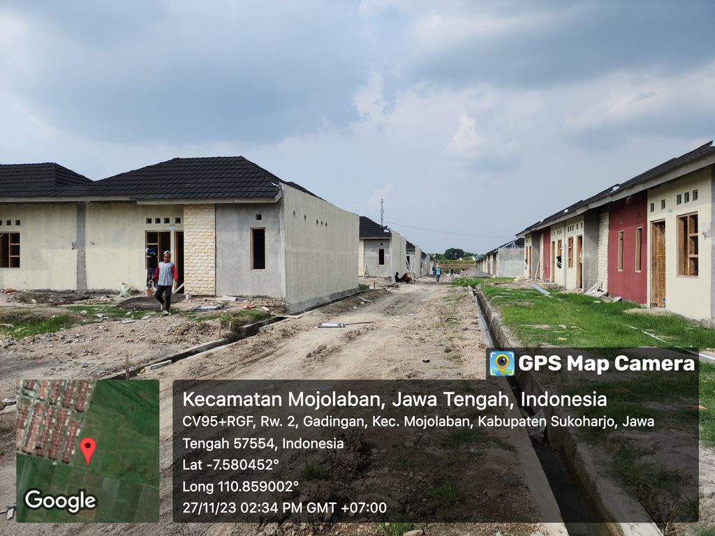 foto posisi tengah perumahan D'Sunan Regency