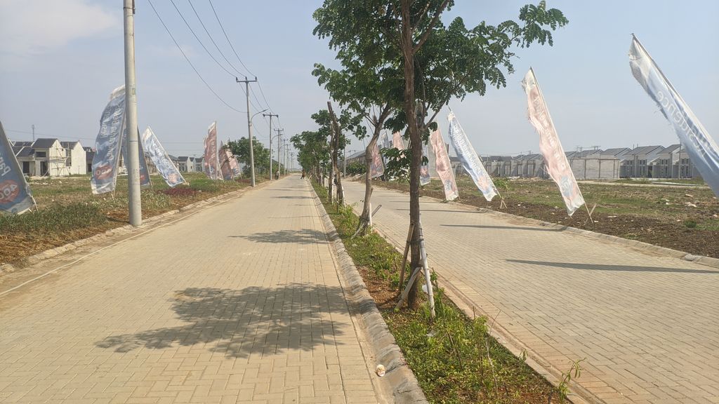 foto posisi tengah perumahan PANORAMA BEKASI RESIDENCE