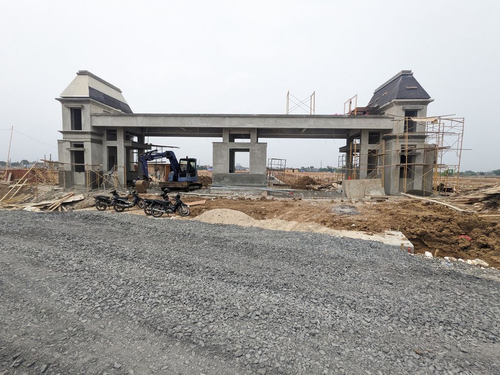 foto gerbang perumahan CLUSTER JASMIA RESIDENCE