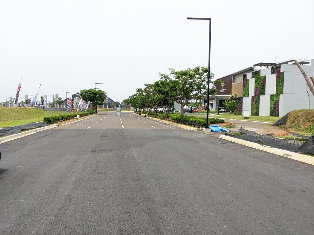 foto posisi tengah perumahan CLUSTER JASMIA RESIDENCE