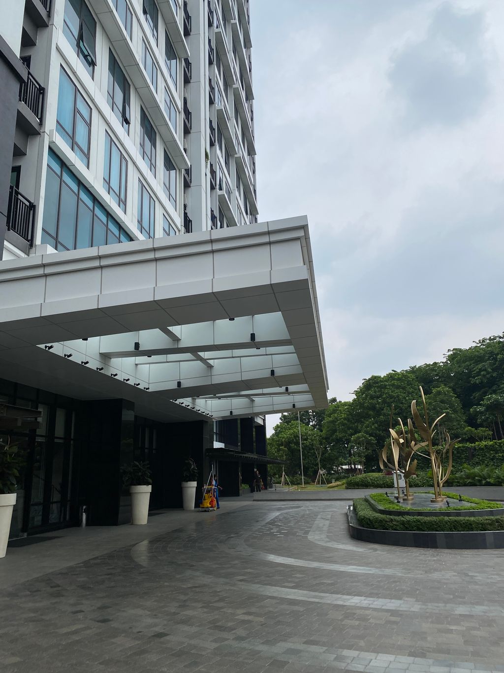 foto posisi tengah perumahan Apartemen Aerium