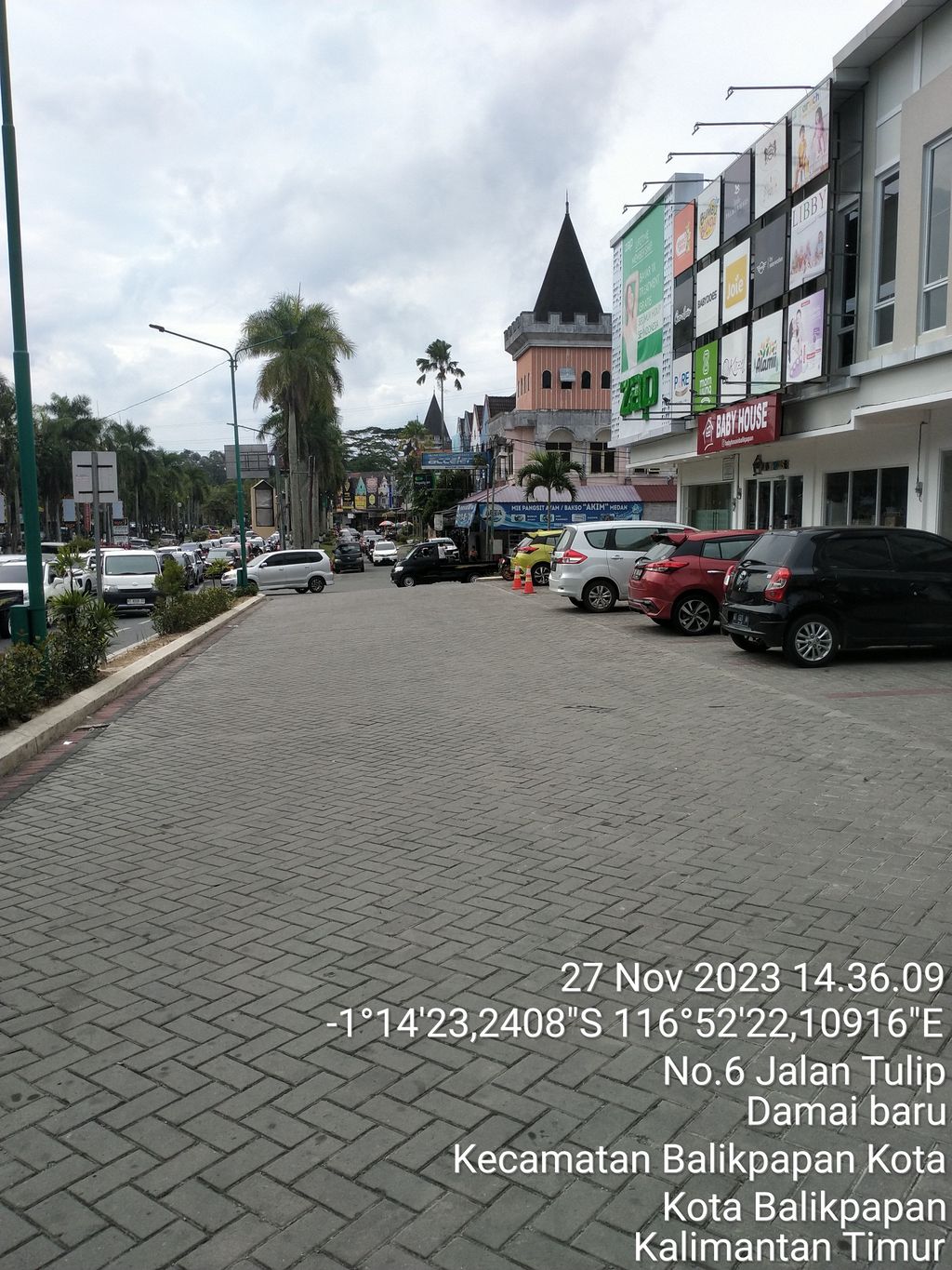 foto posisi tengah perumahan BALIKPAPAN BARU CLUSTER RUKO A6