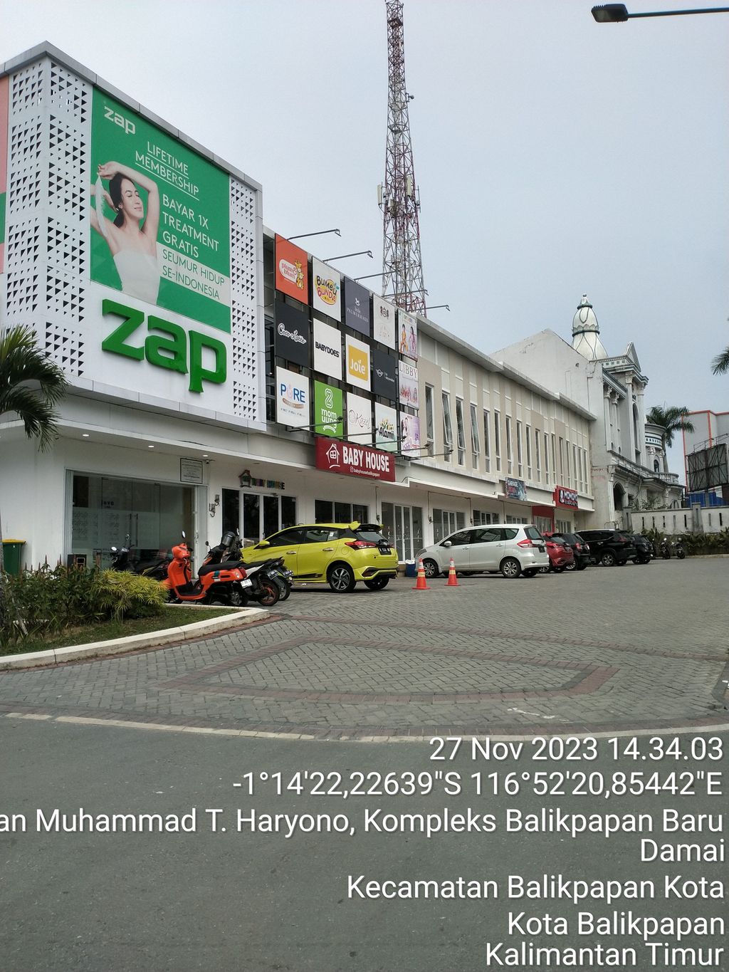 foto gerbang perumahan BALIKPAPAN BARU CLUSTER RUKO A6