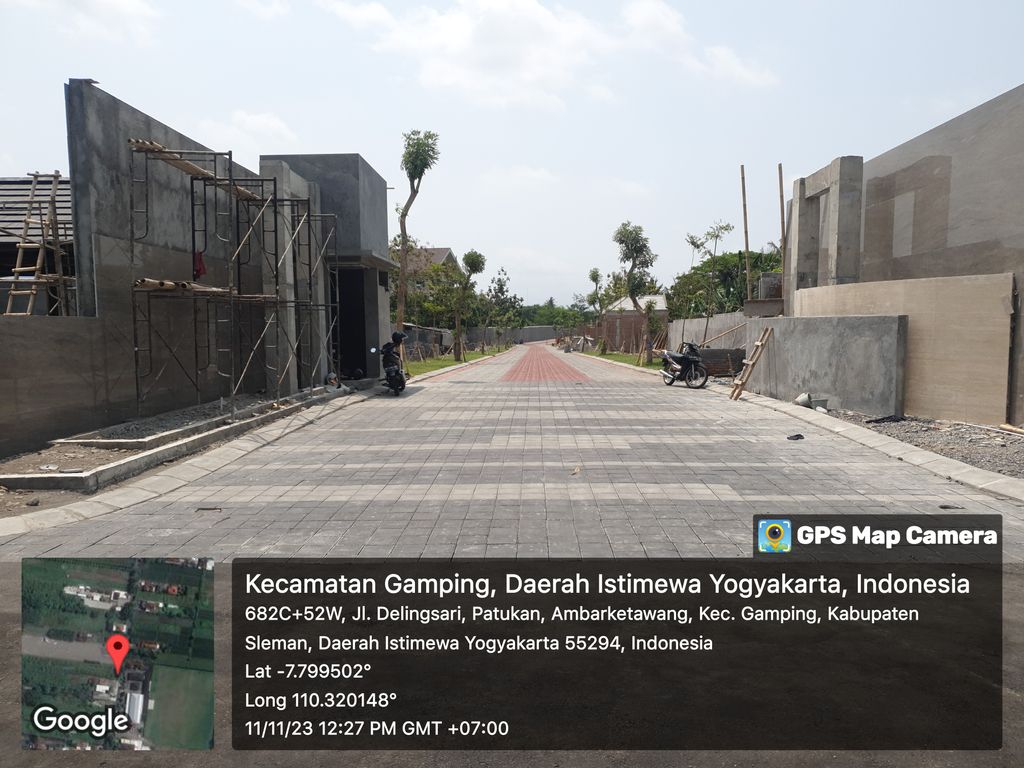 foto posisi tengah perumahan PONDOK PERMAI GAMPING 1