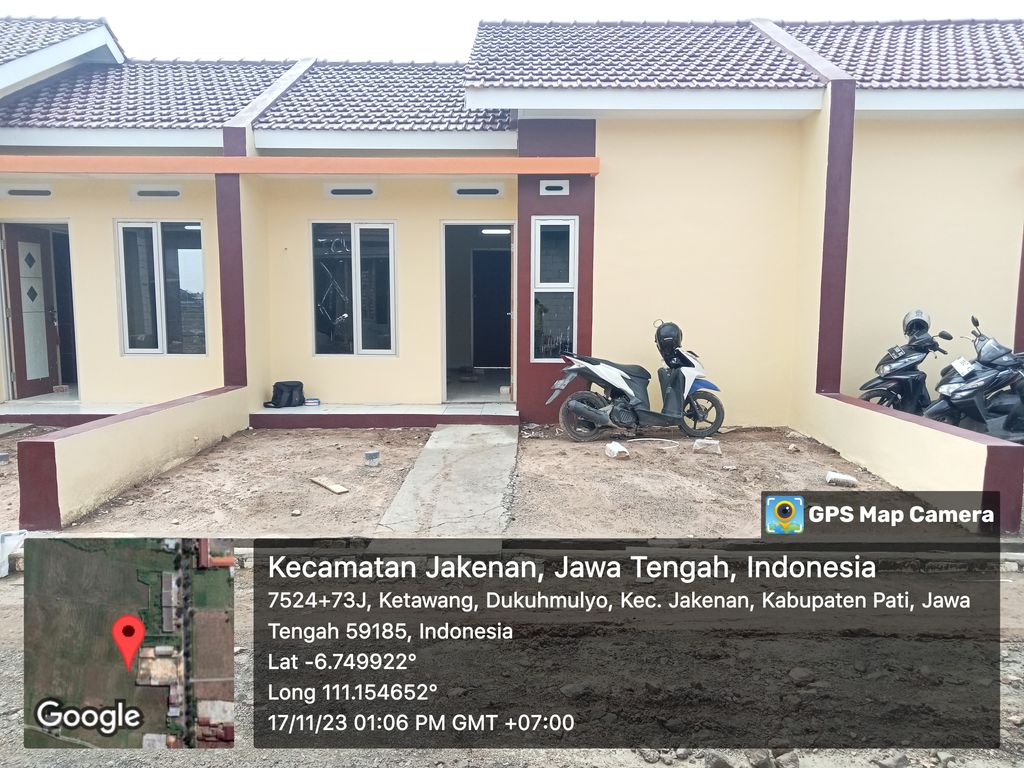 foto tampak rumah tipe 30/60 perumahan Griya Mulya Asri 2
