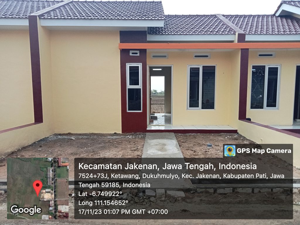 foto tampak rumah tipe 30/65 perumahan Griya Mulya Asri 2