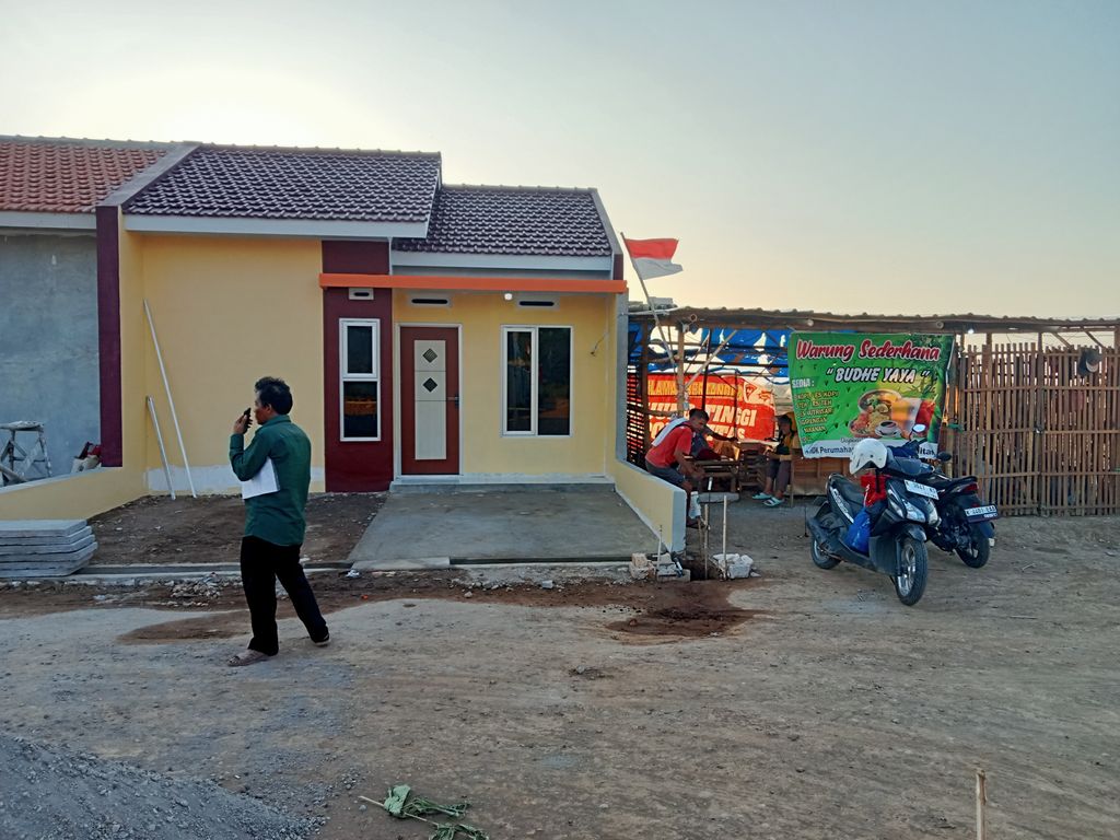 foto tampak rumah tipe 30/72 perumahan Griya Mulya Asri 2