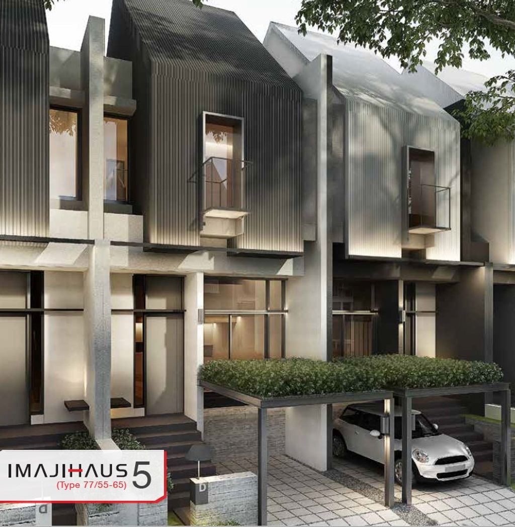 foto tampak rumah tipe Imajihaus E9 no 7 perumahan Imajihaus