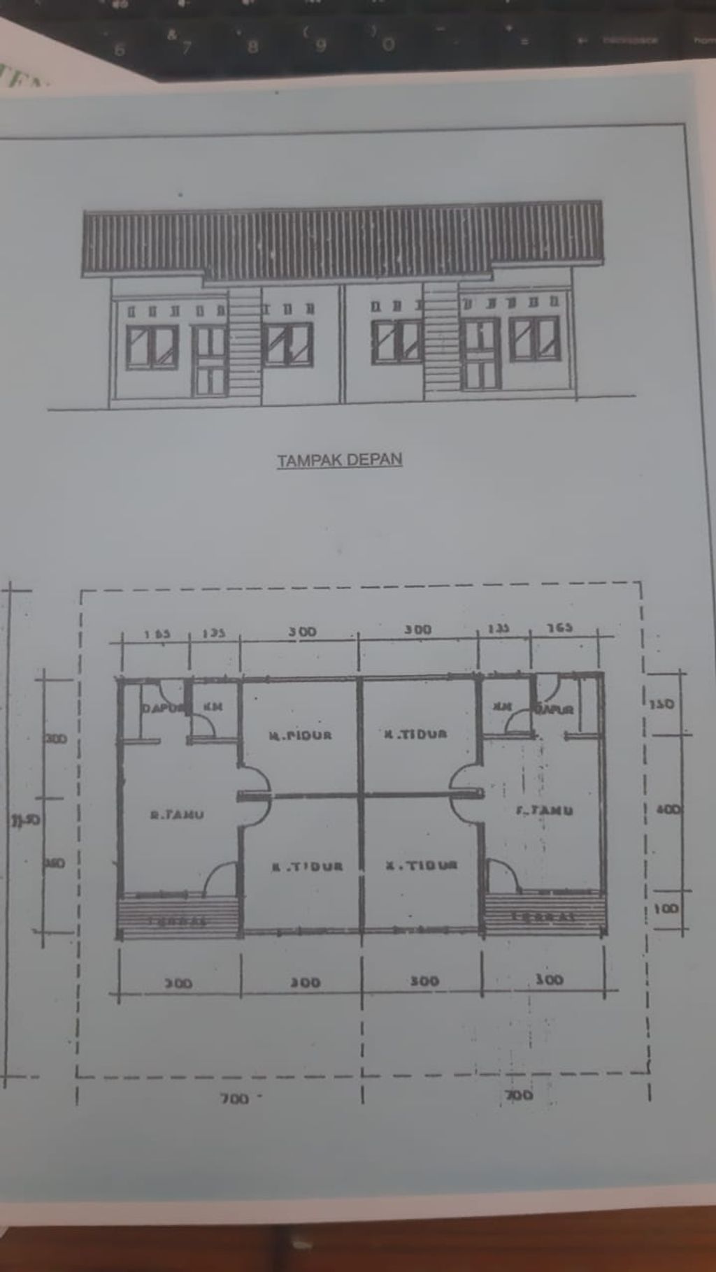 foto denah rumah tipe 36 perumahan PERUMAHAN SARI INDAH PERMAI 3