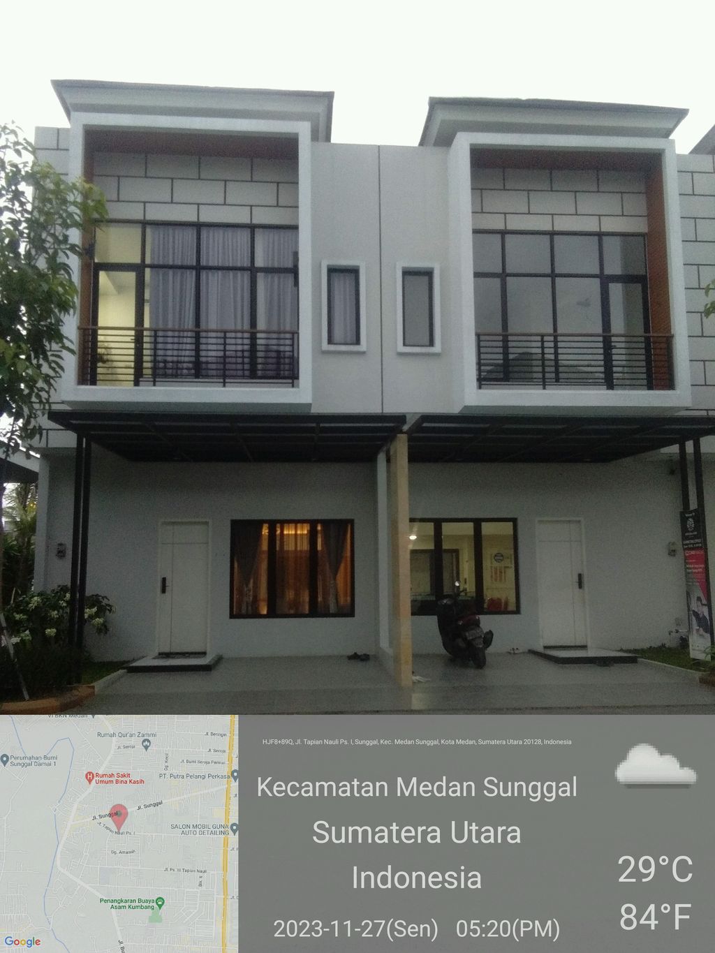 foto contoh rumah perumahan Sentosa Park