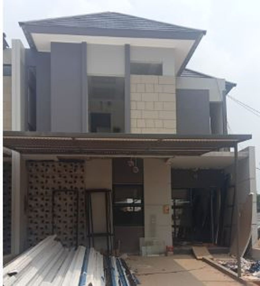 foto tampak rumah tipe T.150-NewCherryville perumahan GRAND WISATA DISTRIK 2