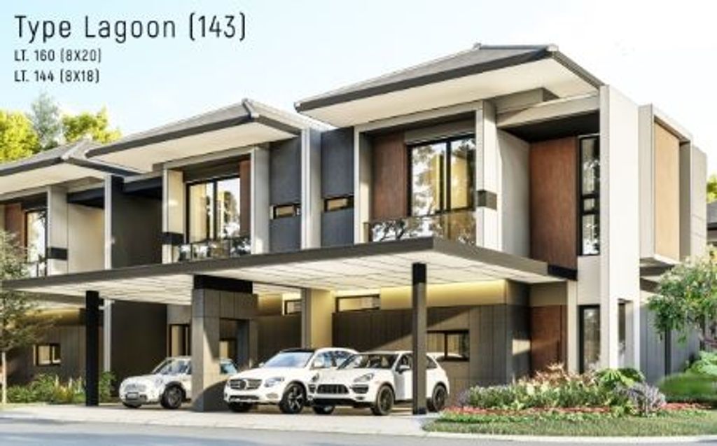 foto tampak rumah tipe T.143/144-WT2 perumahan GRAND WISATA DISTRIK 2