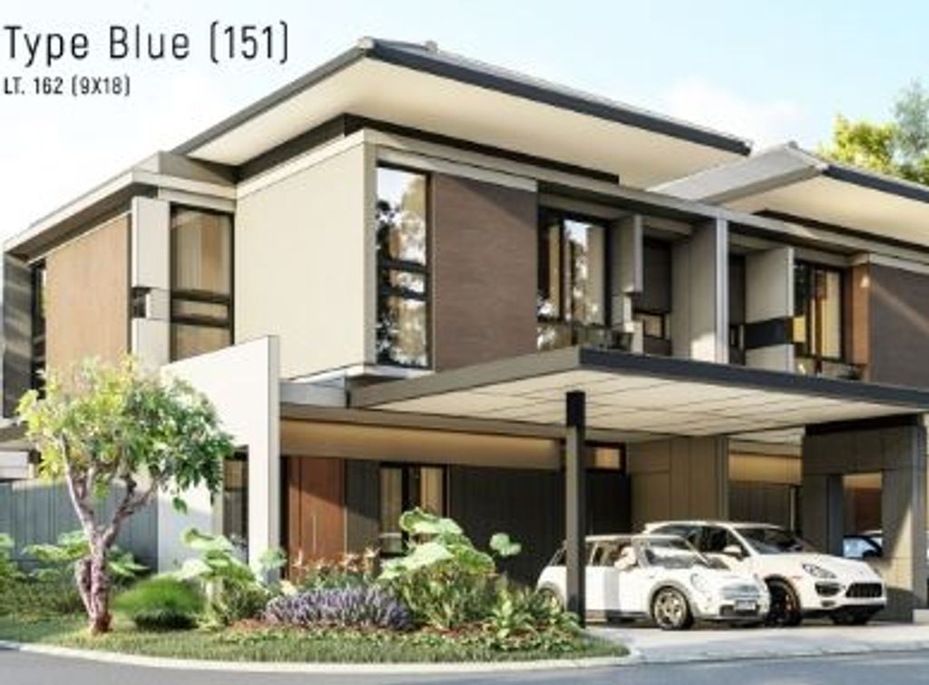 foto tampak rumah tipe T.151/162 perumahan GRAND WISATA DISTRIK 2