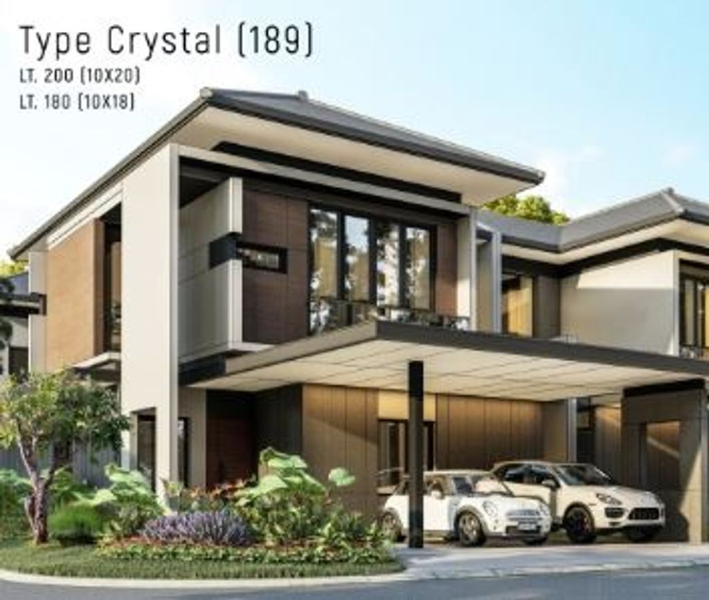 foto tampak rumah tipe T.189/200-WT2 perumahan GRAND WISATA DISTRIK 2