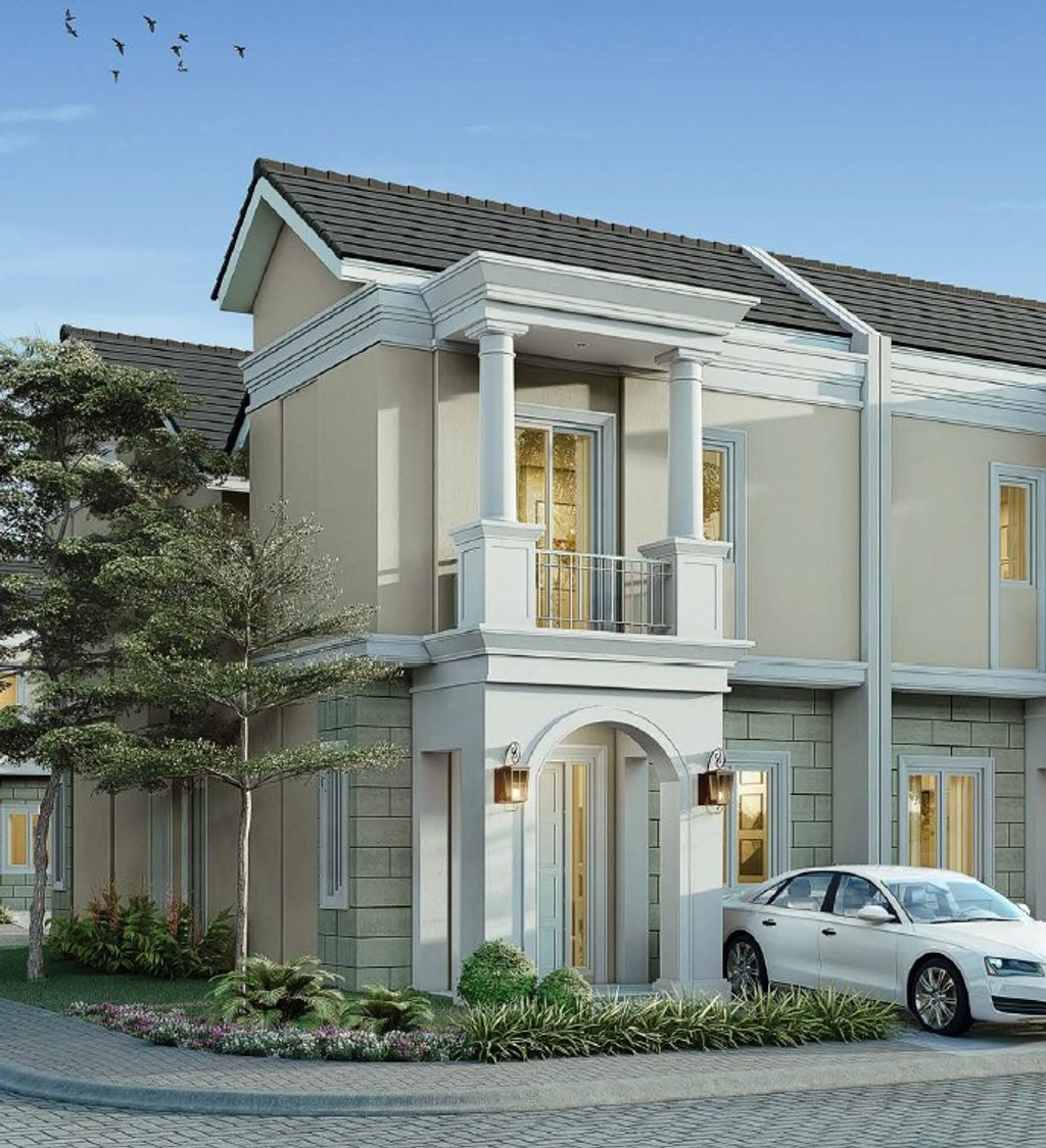 foto tampak rumah tipe Azura C20 no 9 perumahan Azura