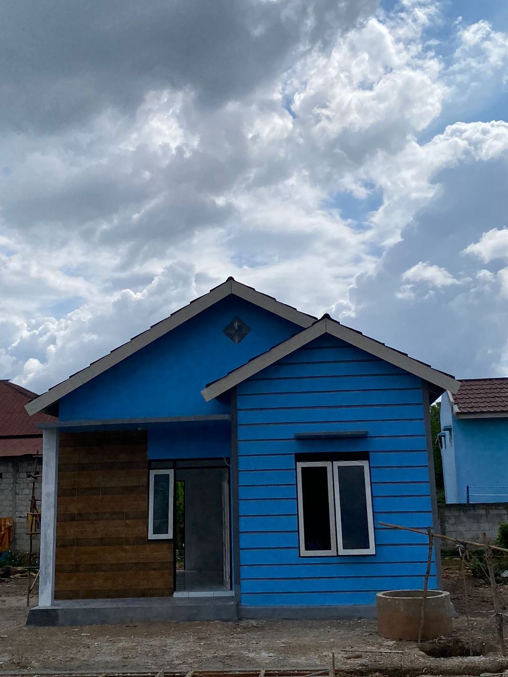 foto tampak rumah tipe 36 perumahan Nusa Indah Regency