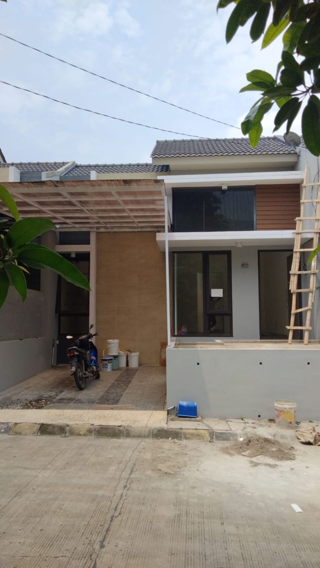 foto tampak rumah tipe 45/84 perumahan PERUMAHAN PERMATA CIMANGGIS THP 2